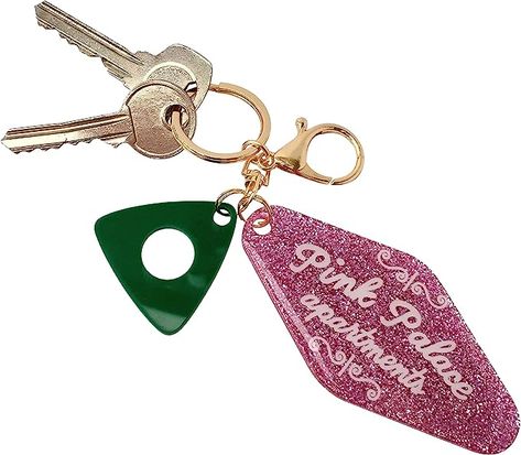 ASVP Shop Coraline Pink Palace Apartments Handmade Resin Keychain Assocaite Link Coraline Keychain, Coraline Gifts, Coralline Pink Palace, Coraline Pink Palace Sign, Coraline Trinkets, Pink Palace Coraline, Pink Palace Coraline Interior, Coraline Makeup, Art Teacher Outfits