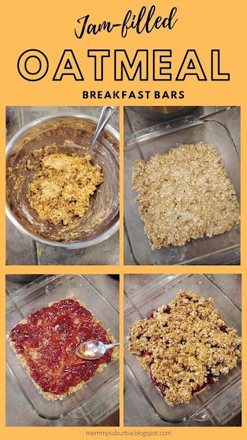 Breakfast Bar Food, Homemade Breakfast Bars, Diy Breakfast Bar, Oatmeal Breakfast Bars Healthy, Healthy Jam, Chocolate Granola Recipe, Breakfast Bars Healthy, Diy Oatmeal, Oatmeal Bites