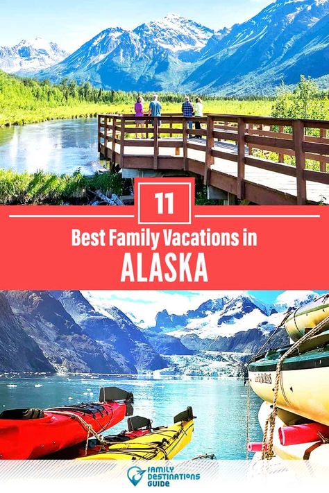 11 Best Family Vacations in Alaska — That All Ages Love! Vacation In Alaska, Best Alaska Vacation, Alaska With Kids, Alaska Vacation Ideas, Alaska Family Vacation, Vacay Spots, Alaska Summer, Alaska Trip, Alaska Adventures