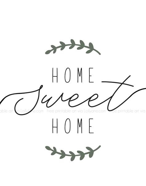 "Home Sweet Home" printable farmhouse art. Simply print and hang to add instant farmhouse charm to your space! #farmhouse #printable #freeprintable #printableart #farmhouseart #farmhouseprintable Home Sweet Home Printable, Printable Nail Art, Farmhouse Printables, Your Space, Farmhouse Printable, Free Printable Art, Diy Holiday Gifts, Farmhouse Art, Have Inspiration