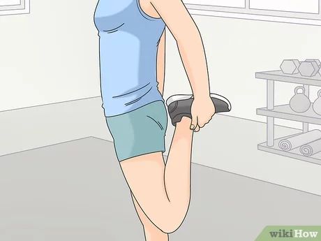 How to Stretch Thigh Muscles: 11 Steps (with Pictures) - wikiHow Stretches For Tight Hamstrings, Inner Thigh Stretches, Restless Leg, Leg Exercise, Muscle Stretches, Knee Pain Exercises, Tight Hamstrings, Back Stretches For Pain, Stretch Routine