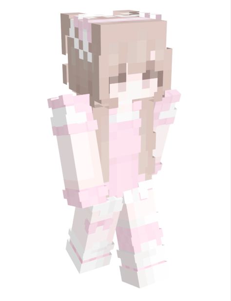 Minecraft Skins Female Template, Pink Egirl, Minecraft Skins Kawaii, Minecraft Skins Female, Minecraft App, Minecraft Templates, Minecraft Outfits, Skin Mine, Minecraft Skins Aesthetic