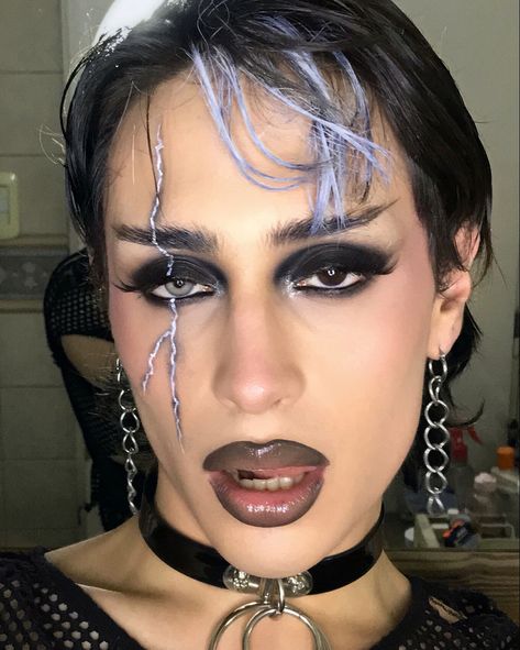 by @falco1689 Thunder Makeup, Lightning Makeup, Maquillaje Aesthetic, Makeup Class, Face Chart, Make Up Inspo, Inspired Makeup, Creative Makeup Looks, Contour Makeup