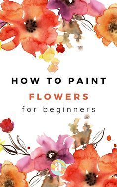 How To Paint Flowers, How To Draw Flowers, Learn Watercolor Painting, Watercolor Beginner, Art Tutorials Watercolor, Watercolor Flowers Tutorial, Draw Flowers, Learn Watercolor, Paintings Tutorials