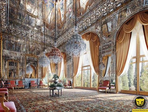 the-golestan-palace-tehran-cultural-tour-iran-travel Persian Palace, Golestan Palace, Iranian Architecture, Persian Architecture, Iran Travel, Hall Of Mirrors, Mirror Mosaic, Tourist Places, Tehran