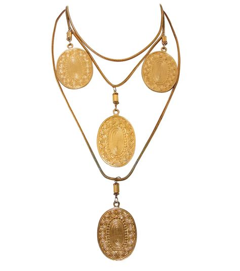 Eye candy: vintage Yves Saint Laurent gold medallion necklace. Sold but always good for a repost! #vintage #archive #vintageysl #necklaces #jewelry #fashion #style #accessories #tbt #throwback Ysl Gold, Gold Medallion Necklace, Vintage Yves Saint Laurent, Vintage Ysl, That 70s Show, Gold Medallion, Medallion Necklace, Necklaces Jewelry, Style Accessories