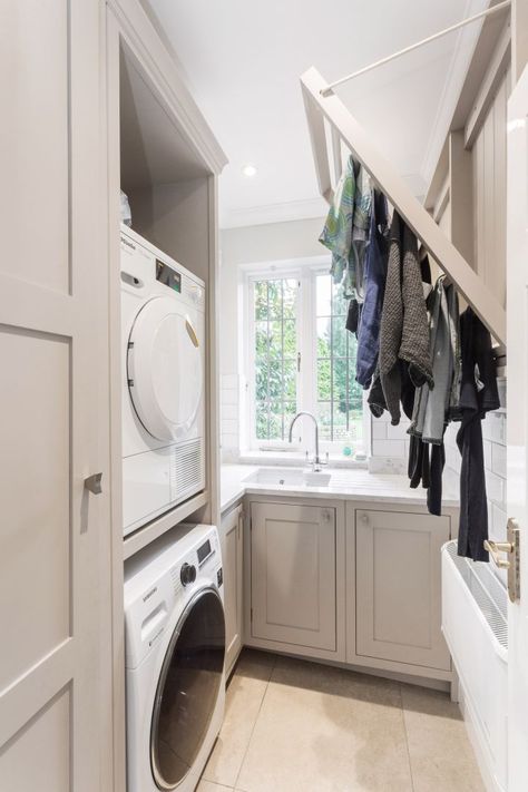 Utility Room Inspiration, Utility Room Ideas, Laundry Room Ideas Stacked, Laundry Room Ideas Organization, Room Ideas Organization, Organization Laundry Room, Boot Room Utility, Utility Room Storage, Laundry Room Ideas Small