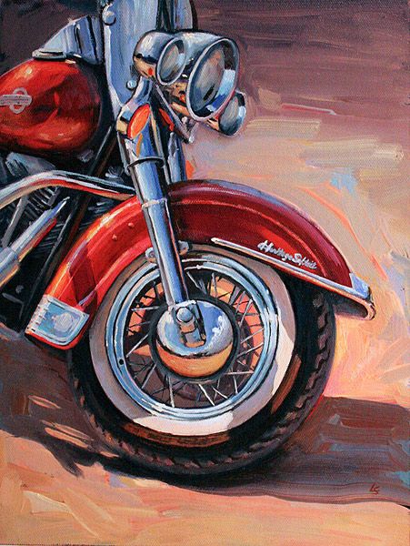 .. #art #paintparty #canvasart #paintnight #acrylic Motorcycle Art Painting, David Mann Art, Мотоциклы Harley Davidson, Motorbike Art, Motorcycle Artwork, Motorcycle Drawing, Paint Inspo, Harley Davidson Art, Christmas Paintings On Canvas