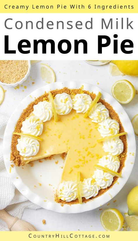 Bake Cheesecake Recipes Easy, No Bake Cheesecake Recipes Easy, No Bake Cheesecake Dip, Lemon Pie Recipe Condensed Milk, Cheesecake Recipes No Bake, Bake Cheesecake Recipes, Cheesecake Recipes Easy, No Bake Cheesecake Recipes, Recipes No Bake