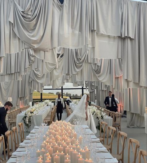 Lauren Burke, Vintage Wedding Reception, Wedding Draping, Nola Wedding, Indoor Wedding Receptions, Engagement Dinner, Dream Wedding Decorations, Wedding Romantic, Dinner Decoration