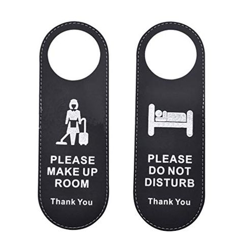 Clean My Room, Office Door Signs, Don't Disturb Sign, Doorknob Hangers, Hotel Door, Door Tags, Office Door, Hotel Services, Makeup Rooms