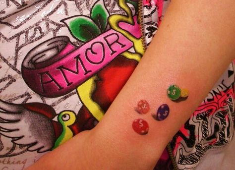 A new idea i have is a skittles/american honey tattoo on my left wrist. Honey Tattoo, American Honey, Tattoos For Lovers, Trick Or Treater, Skin Art, Tattoo On, Tattoos And Piercings, Paw Print Tattoo, Cool Tattoos