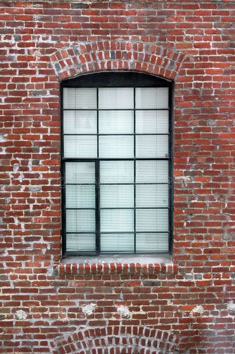 Constant Montald, Brick Window, Red Brick Building, Warehouse Windows, Window Structure, Urban Project, Warehouse Office, Window Designs, Trim Colors