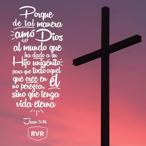 RVR Versículo Bíblico Diario: Juan 3:16 Bible Verses For Women, Bible Verse Art, Names Of God, Amazing Spiderman, Quotes About God, Bible Scriptures, Bible Journaling, Psalms, Worship