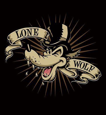 Lone Wolf Hot Rod Retro-Inspired Kustom Kulture Guys T-Shirt: Kustom Kulture Art, Rockabilly Art, Cartoon Wolf, Cartoon Kunst, Vintage Cartoons, Garage Art, Motorcycle Art, Kustom Kulture, Nose Art