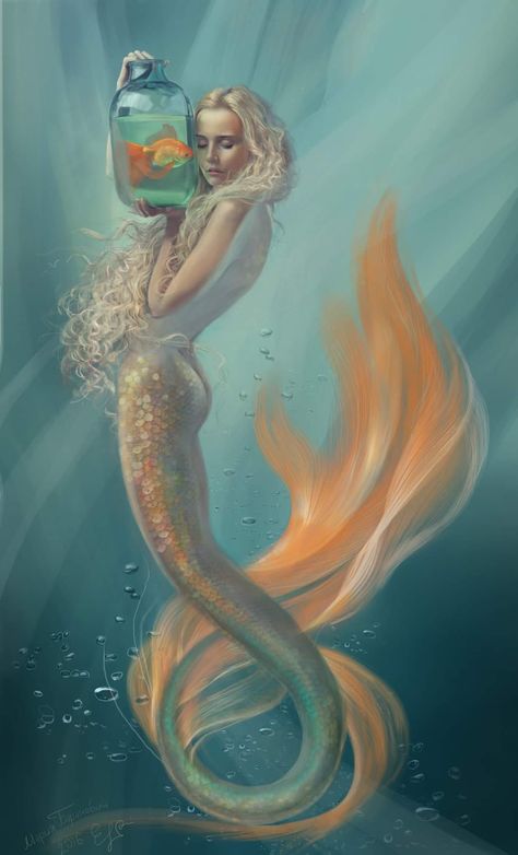 Dream Illustration, Anime Mermaid, Mermaid Artwork, Fantasy Mermaids, Mermaid Drawings, Mermaid Pictures, Mermaid Dreams, Mermaids And Mermen, Mermaid Life