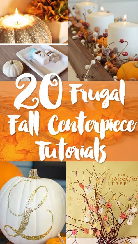 Dollarama Fall Decor, Inexpensive Centerpiece Ideas, Fall Centerpiece Ideas, Harvest Ideas, Thanksgiving Centers, Inexpensive Centerpieces, Thanksgiving Centerpieces Diy, Centerpiece Craft, Table Centerpieces Diy