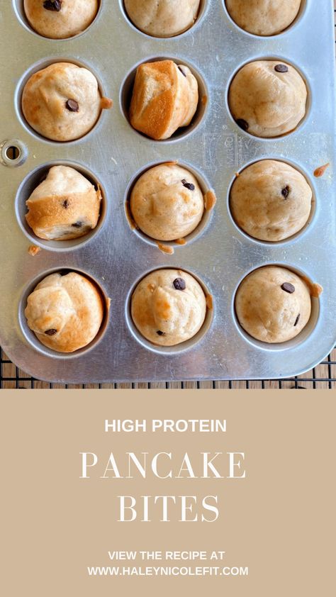 Kodiak Pancake Mix Mini Muffins, Protein Mini Pancakes, Kodiak Pancake Mini Muffins, Kodiak Mini Pancakes, Kodiak Mini Muffin Recipes, Pancake Protein Muffins, Protein Pancake Muffins Recipe, Kodiak Mini Muffins For Kids, Kodiak Cakes Mini Muffins