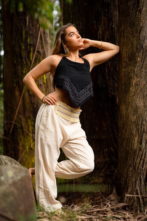 “Confront the dark parts of yourself, and work to banish them with illumination and forgiveness. Your willingness to wrestle with your demons will cause your angels to sing.” ⁠ ~ quote: August Wilson ~ designs: Wild Nomadic Tie Top Brand: Tribal Nature⁠ ⁠ Hand made with Love ❀⁠⠀⁠ ⁠ #aryaclothing #slowfashion #ethicalfashion #jewelry #womensfashion #festivalfashion #sustainablefashion #fairtrade #fashion #ecofashion #ethicallymade #sustainable #style #handmade #ethical #shoplocal #trend Yoga Clothes Boho, Pagan Life, Festival Outfits Men, Cotton Lycra Fabric, Boho Summer Outfits, Yoga Outfits, Funky Design, Handwoven Fabric, Yoga Pant