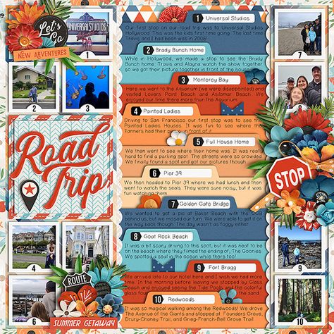 Vacation Scrapbook Ideas Layout, Scrapbook Planning, Scrapbooking Layouts Travel, Travel Scrapbook Pages, Scrapbook Design Layout, Beautiful Scrapbook Layouts, Stamp Frame, Travel Journal Scrapbook, Travel Album