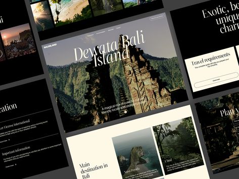 Explore popular website and landing page designs on Dribbble, your best resource to connect with creative professionals worldwide. Ui Design Website, Tourism Website, Bali Island, Landing Page Design, Page Design, Landing Page, Creative Market, Creative Professional, Website Design