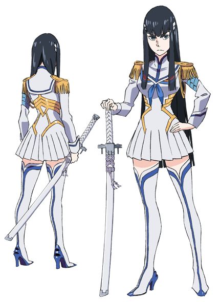 Kill La Kill Cosplay, Kill A Kill, Kill La Kill Art, 하울의 움직이는 성, Satsuki Kiryuin, Model Sheet, Anime Version, Cosplay Tutorial, Kill La Kill