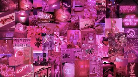 Pink Collages Aesthetic, Hot Pink Aesthetic Wallpaper, Wallpaper For Computers, Pink Wallpaper Computer, Pink Y2k Wallpaper, Hot Pink Aesthetic, Y2k Aesthetic Wallpaper, Pink Wallpaper Desktop, Pink Wallpaper Laptop