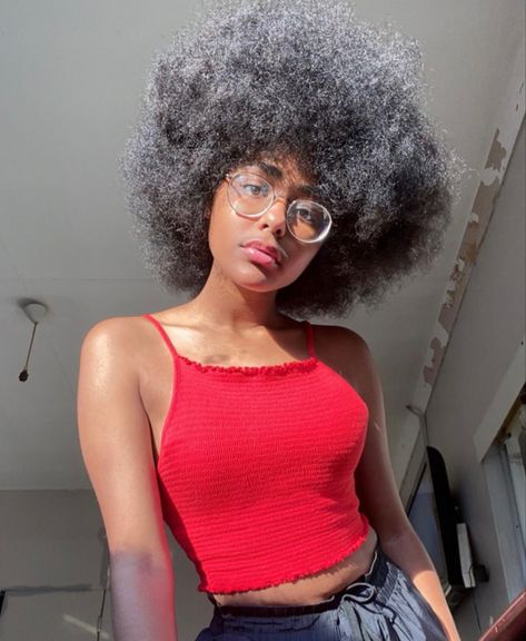 Small Afro Hairstyles 4c Hair, South African Hairstyles Braids, Afro With Glasses, Small Afro Hairstyles, Mini Afro Hairstyles, 4b Afro, Small Afro, Mini Afro, Afro Hair Art