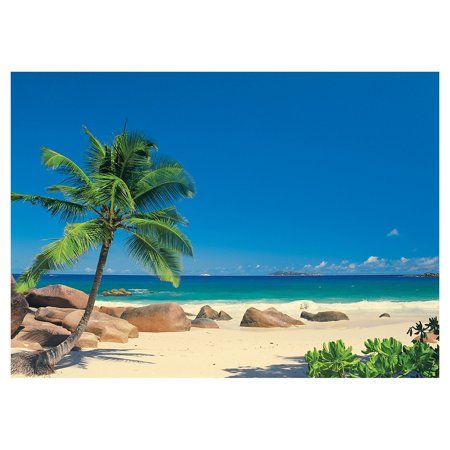 Beach Wall Murals, Beach Mural, Theme Nature, Tropical Beaches, Beach Scenes, Seychelles, Beach Photos, Beautiful Photography, Wall Mural