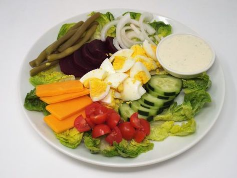 Irish Pub Salad Irish Pub Salad, Tarragon Dressing, Pub Salad, Irish Dinner, Pickled Green Beans, Butter Lettuce, Mustard Pickles, Cucumber Dill, Pickled Beets