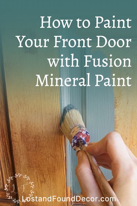 Fusion Mineral Paint Front Door, Fusion Mineral Paint Furniture, Painted Hutches, Door Refresh, Outside Light Fixtures, Paint Your Front Door, Painted Exterior Doors, Painted Hutch, White Washed Furniture