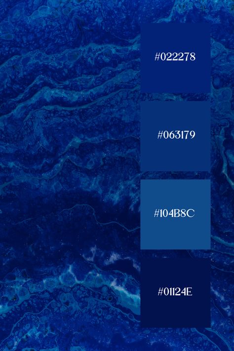 Deep Blue Color Palette: Rich, swirling deep blue tones create a mesmerizing and intense backdrop, perfect for dramatic and elegant design elements. Azure Blue Color Palette, Deep Blue Colour Palette, Rich Blue Color Palette, Monochromatic Blue Color Palette, Electric Blue Color Palette, Navy Blue Colour Palette, Deep Blue Color Palette, Cobalt Blue Color Palette, Royal Blue Color Palette