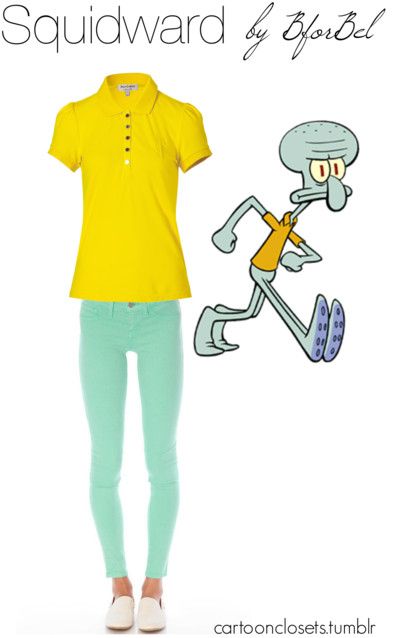 Squidward Squidward Costume, Outfit Fiesta, Spongebob Squidward, Best Friend Halloween Costumes, Sandy Cheeks, Holloween Costume, Nick Jr, Costume Diy, Group Costumes