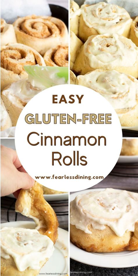 Gluten Free Cinnamon Rolls Recipe, Gluten Free Cinnamon, Gluten Free Cinnamon Rolls, Gf Food, Pan Sin Gluten, Cookies Gluten Free, Gluten Free Recipes For Breakfast, Gluten Free Sweet, Gluten Free Sweets