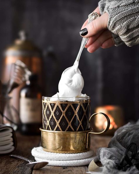 Make yourself a dark chocolatey treat... - Curly Girl Kitchen Gourmet Hot Chocolate, Hot Drinks Recipes, Hot Cocoa Recipe, Milk Cream, Hot Chocolate Bars, Winter Drinks, Hot Chocolate Recipes, Chocolate Drinks, Chocolate Treats