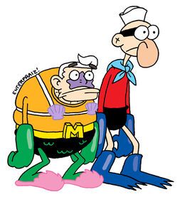 Mermaid Man & Barnacle Boy Spongebob Superhero, Barnacle Boy Costume, Mermaid Man Costume, Mermaid Man And Barnacle Boy, Mermaid Man And Barnacle, Diy Costumes For Boys, Barnacle Boy, Nascar Costume, Spongebob Characters