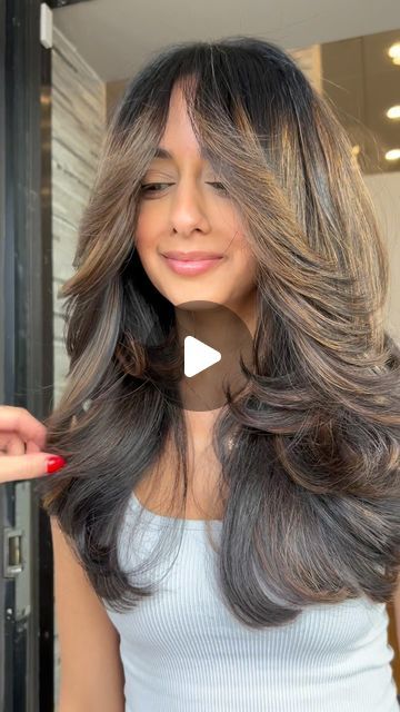 Full Haircut, Balayage Layers, Shorthair Bangs, Peanut Butter Oatmeal Chocolate Chip, Love Reels, Highlights Balayage, Haircut Tutorial, Oatmeal Chocolate, Hair Brained