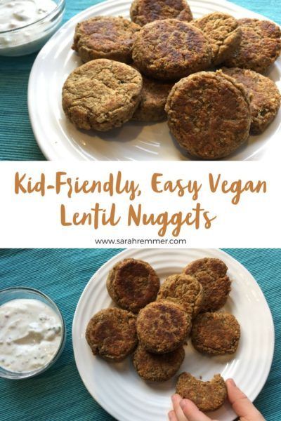 Lentil Nuggets, Canned Lentils, Vegan Kids Recipes, Quick Easy Vegan, Vegan Lentil, Vegan Baby, Kids Cooking Recipes, Baby Led Weaning Recipes, Weaning Recipes