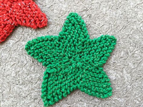 Knit Five-point Star Yarn Weights, Knit Stitches, Dishcloth Pattern, Different Stitches, Five Points, Handmade Charms, Beautiful Knitting, Knitting Stitches, Knitting Patterns Free