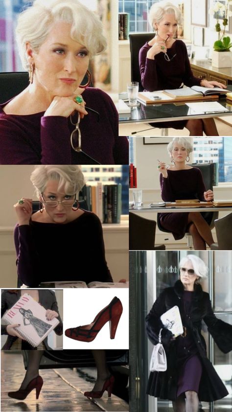 Devil Wears Prada Miranda, Black Capsule Wardrobe, Miranda Priestly, Devil Wears Prada, Meryl Streep, Short Cuts, Halloween Ideas, Capsule Wardrobe, Prada