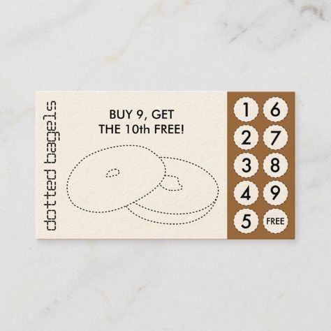 DIY  - Make your own unique punch cards with this easy tutorial! Perfect for parties, events, or just to say thank you. #bagelpunchcards #diy . #Cafe_Loyalty_Card_Design #Bagel_Bakery #Cafe_Design_Inspiration #Loyalty_Card_Design Cielo Aesthetic, Cafe Design Inspiration, Loyalty Card Template, Bakery Business Cards, 포트폴리오 레이아웃, Ticket Design, Vi Design, Bakery Business, Custom Templates