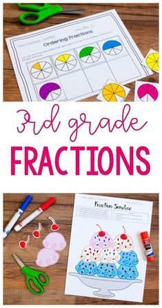 Fraction Games 3rd Grade, Maths Fractions, Introducing Fractions, Third Grade Fractions, 3rd Grade Fractions, Third Grade Activities, Teaching Fractions, Fraction Activities, Teaching Third Grade