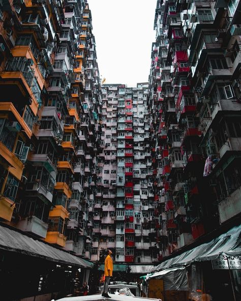 The Discoverer on Instagram: “Now Discovering the Monster Building in Quarry Bay, Hong Kong, with @magnberg. Situated in Quarry Bay, the Monster Building is a relatively…” Monster Building Hong Kong, Monster Building, Hong Kong Building, Asian City, Quarry Bay, Taipei Travel, Vertical Landscape, Background Photos, China Hong Kong