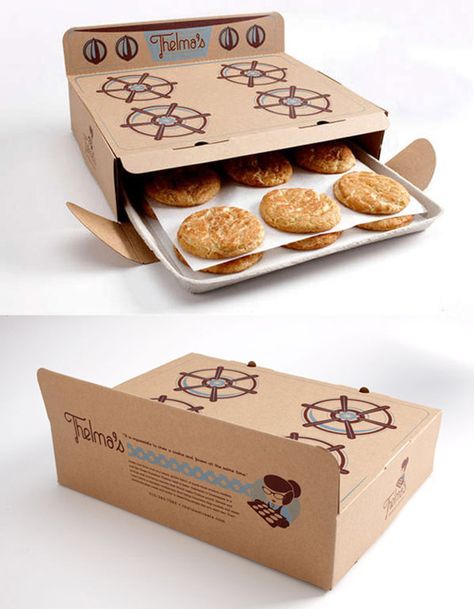 20 Ridiculously Creative Package Designs You Have To See Design Cibo, Clever Packaging, Cookie Delivery, Ge Bort, Snickerdoodle Cookie Recipes, Cool Packaging, Cookie Packaging, Chocolate Packaging, Food Packaging Design