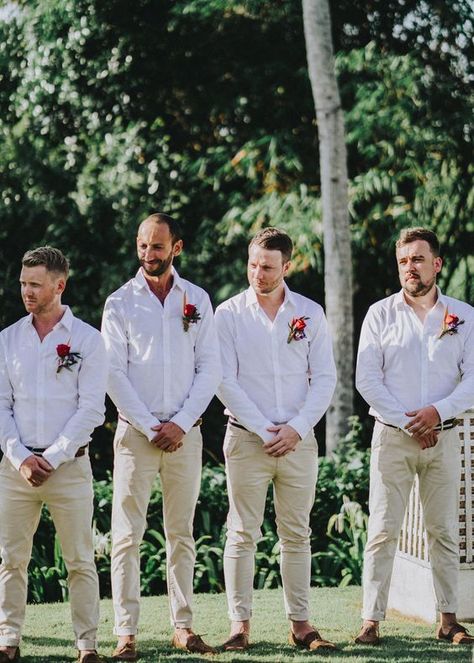 Groomsmen Attire Beach Wedding, Beach Wedding Groom Attire, Casual Groomsmen, Groomsmen Wedding Photos, Beach Wedding Groomsmen, Wedding Party Groomsmen, Beach Wedding Groom, Wedding Groomsmen Attire, Groomsmen Looks