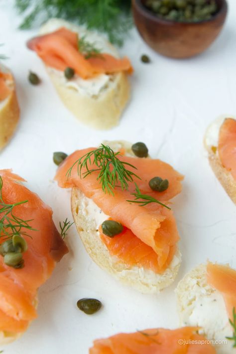 Salmon Boursin Recipe, Boursin Salmon, Hot Honey Boursin Cheese, Cream Cheese Smoked Salmon Board, Boursin Appetizers, Smoked Salmon Crostini, Salmon Spread, New Year's Eve Recipes, Boursin Cheese