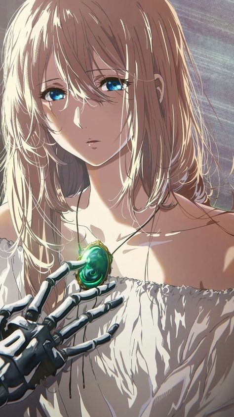 Violet Evergarden, An Anime, Anime Character, Violet, Blonde, Film, Green, Hair, Anime