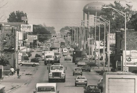 14th Street, aka Route 30, aka Lincoln Highway Chicago Heights, IL. 60411 Lincoln Highway, Chicago Heights, Park Forest, Chicago History, My Kind Of Town, Blue Island, City House, Down South, American Shirts