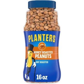 Planters Honey Dry Roasted Peanuts - 16oz : Target Coated Peanuts, Curb Hunger, Hormel Recipes, Planters Peanuts, Honey Roasted Peanuts, Snack Craving, Unsaturated Fats, Roasted Nuts, Honey Roasted