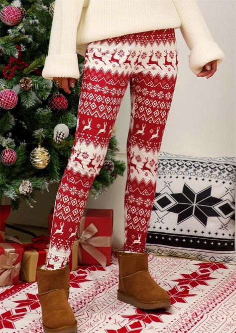 Merry Christmas Reindeer Snowflake Leggings - Brick Red Women's Trendy Clothes Online. Extra 10% Off For First Order. Shop Now! VIP Service. 1000+ Latest & New Styles. Fast Shipping. # #Leggings Check more at https://wear.ootdable.com/product/merry-christmas-reindeer-snowflake-leggings-brick-red/ Reindeer Outfit, Outfit Leggings, Suede Cardigan, Look Legging, Leggings Outfit, Christmas Leggings, Legging Outfits, Sweater Dress Midi, Outfit Casual